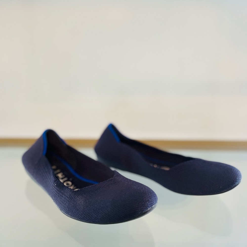 Rothy’s Midnight Blue Ballet Slip On Flats